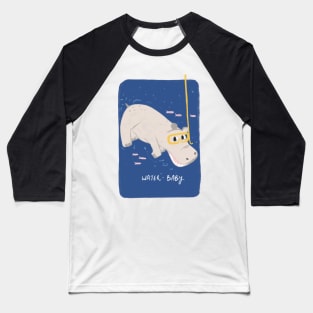 Hippo baby Baseball T-Shirt